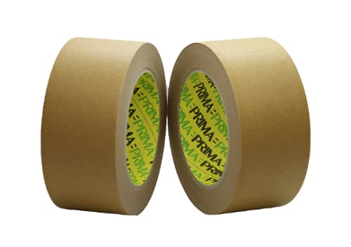 Brown Ecomask Kraft Adhesive Paper Tape 50mmx50m Brown Ecomask Kraft Adhesive Paper Tape 50mmx50m